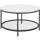 vasagle-masuta-de-cafea-rotunda-alba-80x80x45cm