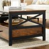 vasagle-masuta-de-cafea-cu-suport-pentru-ziare-si-sertare-maro-rustic-106x60x45cm