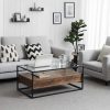 vasagle-masuta-de-cafea-dreptunghiulara-cu-blat-din-sticla-maro-rustic-106x57x45cm