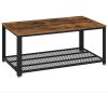 vasagle-masuta-de-cafea-cu-suport-pentru-ziare-maro-rustic-106x60x45cm