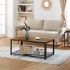 vasagle-masuta-de-cafea-cu-suport-pentru-ziare-maro-rustic-106x60x45cm