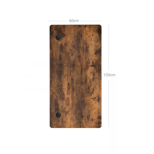 songmics-blat-masa-de-birou-pentru-cadru-electric-maro-rustic-120x60x1cm