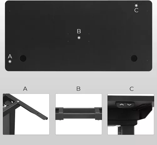 songmics-blat-masa-de-birou-pentru-cadru-electric-negru-140701cm