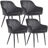 songmics-4-scaune-de-sufragerie-cu-cotiere-spatar-inalt-husa-din-catifea-gri-62x60x85cm