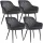 songmics-4-scaune-de-sufragerie-cu-cotiere-spatar-inalt-husa-din-catifea-gri-62x60x85cm
