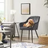 songmics-4-scaune-de-sufragerie-cu-cotiere-spatar-inalt-husa-din-catifea-gri-62x60x85cm