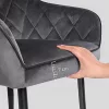 songmics-4-scaune-de-sufragerie-cu-cotiere-spatar-inalt-husa-din-catifea-gri-62x60x85cm