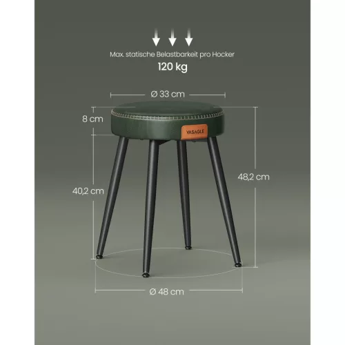 vasagle-scaun-de-bucatarie-echo-puf-de-bucatarie-verde-482cm-inaltime