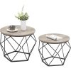 vasagle-set-masuta-de-cafea-2-piese-greige-50x50x40cm