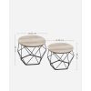 vasagle-set-masuta-de-cafea-2-piese-greige-50x50x40cm