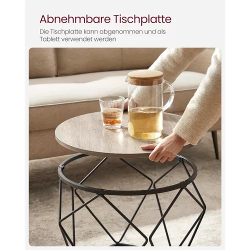 vasagle-set-masuta-de-cafea-2-piese-greige-50x50x40cm