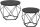 vasagle-set-masuta-de-cafea-2-piese-negru-50x50x40cm