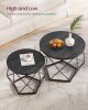 vasagle-set-masuta-de-cafea-2-piese-negru-50x50x40cm