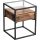vasagle-masa-depozitare-cu-blat-din-sticla-securizata-sertar-si-raft-maro-rustic