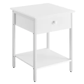 vasagle-noptiera-masuta-cu-sertar-si-raft-alb-40x40x55cm
