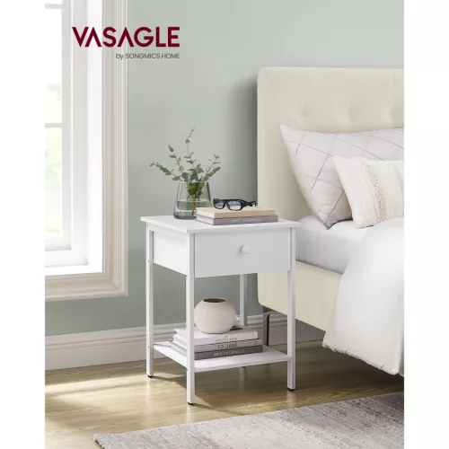 vasagle-noptiera-masuta-cu-sertar-si-raft-alb-40x40x55cm