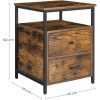 vasagle-noptiera-cu-sertar-si-raft-maro-rustic-45x45x60cm