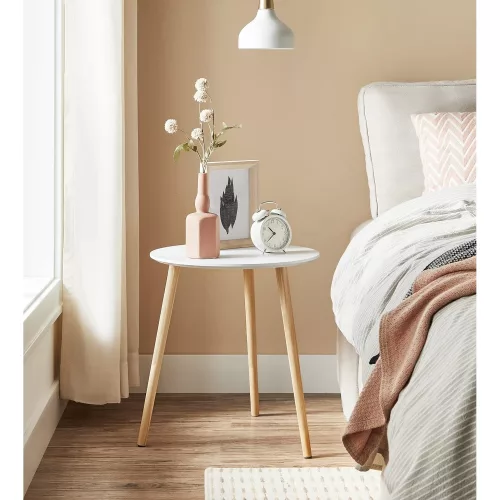 vasagle-2-buc-mese-depozitare-rotunde-alb-45x50-34x35cm