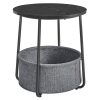 vasagle-masuta-depozitare-rotunda-cu-cos-textil-gri-ardezie-si-negru-4551cm