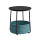 vasagle-masuta-depozitare-rotunda-cu-cos-textil-turcoaz-si-negru-4551cm