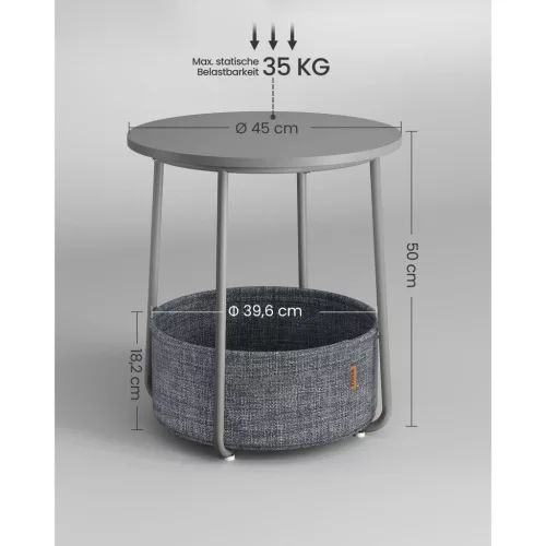 vasagle-masuta-depozitare-rotunda-cu-cos-textil-gri-porumbela-si-gri-ardezie-4551cm