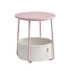 vasagle-masuta-depozitare-rotunda-cu-cos-textil-roz-pastel-si-alb-4551cm
