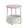 vasagle-masuta-depozitare-rotunda-cu-cos-textil-roz-pastel-si-alb-4551cm