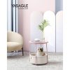 vasagle-masuta-depozitare-rotunda-cu-cos-textil-roz-pastel-si-alb-4551cm