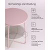 vasagle-masuta-depozitare-rotunda-cu-cos-textil-roz-pastel-si-alb-4551cm