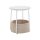 vasagle-masuta-depozitare-rotunda-cu-cos-textil-alb-si-bej-4551cm
