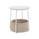 vasagle-masuta-depozitare-rotunda-cu-cos-textil-alb-si-bej-4551cm