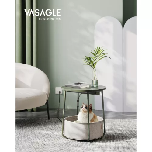 vasagle-masuta-depozitare-rotunda-cu-cos-din-material-textil-separator-incorporat-verde