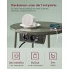 vasagle-masuta-depozitare-rotunda-cu-cos-din-material-textil-separator-incorporat-verde