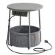 vasagle-masuta-depozitare-rotunda-cu-cos-textil-separator-integrat-gri-ardezie-si-gri