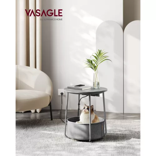 vasagle-masuta-depozitare-rotunda-cu-cos-textil-separator-integrat-gri-ardezie-si-gri