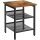 vasagle-masuta-depozitare-cu-doua-rafturi-din-plasa-metalica-maro-rustic-40x40x55cm