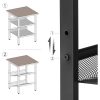vasagle-masuta-depozitare-cu-doua-rafturi-din-plasa-metalica-maro-rustic-40x40x55cm