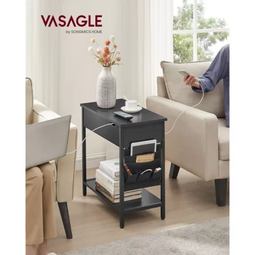 vasagle-masa-consola-cu-spatiu-de-depozitare-pliabila-separator-incorporat-negru
