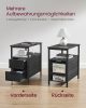 vasagle-masa-consola-cu-doua-sertare-separator-incorporat-masuta-depozitare-neagra