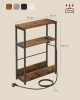 vasagle-masuta-depozitare-noptiera-ingusta-3-niveluri-cu-separator-incorporat-maro-rustic