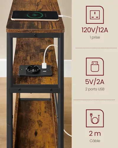 vasagle-masuta-depozitare-noptiera-ingusta-3-niveluri-cu-separator-incorporat-maro-rustic