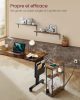 vasagle-masuta-depozitare-noptiera-ingusta-3-niveluri-cu-separator-incorporat-maro-rustic