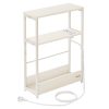 vasagle-masuta-depozitare-ingusta-noptiera-3-niveluri-cu-separator-incorporat-alb-crem