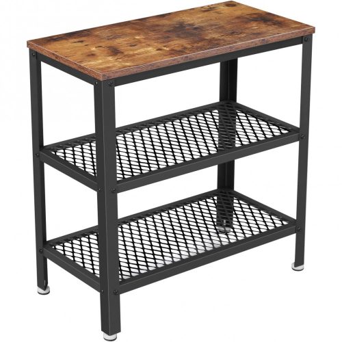 vasagle-masuta-depozitare-cu-doua-rafturi-din-plasa-metalica-maro-rustic-60x30x60cm