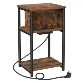 vasagle-masuta-de-depozitare-cu-priza-incorporata-maro-rustic-34x30x58cm