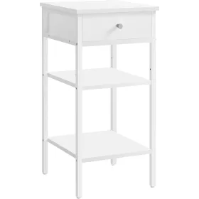 vasagle-masuta-depozitare-noptiera-comoda-cu-doua-rafturi-35-x-35-x-70-cm-alb