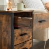 vasagle-noptiera-cu-3-sertare-maro-rustic-40x40x60cm