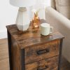vasagle-noptiera-cu-3-sertare-maro-rustic-40x40x60cm