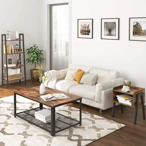 vasagle-noptiera-cu-raft-deschis-maro-rustic-46x35x51cm