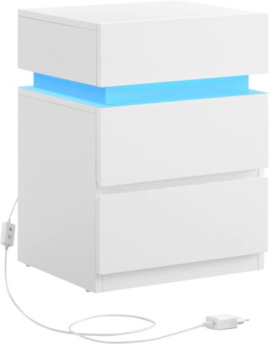 vasagle-noptiera-masuta-depozitare-dormitor-cu-lumini-led-reglabile-alb-35x40x55cm